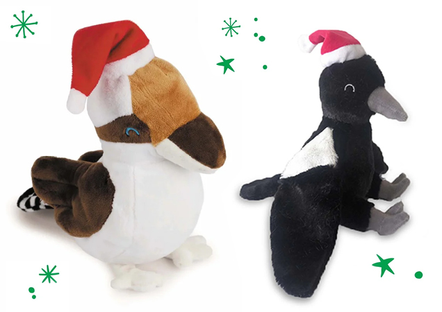 Christmas plushies for dogs.